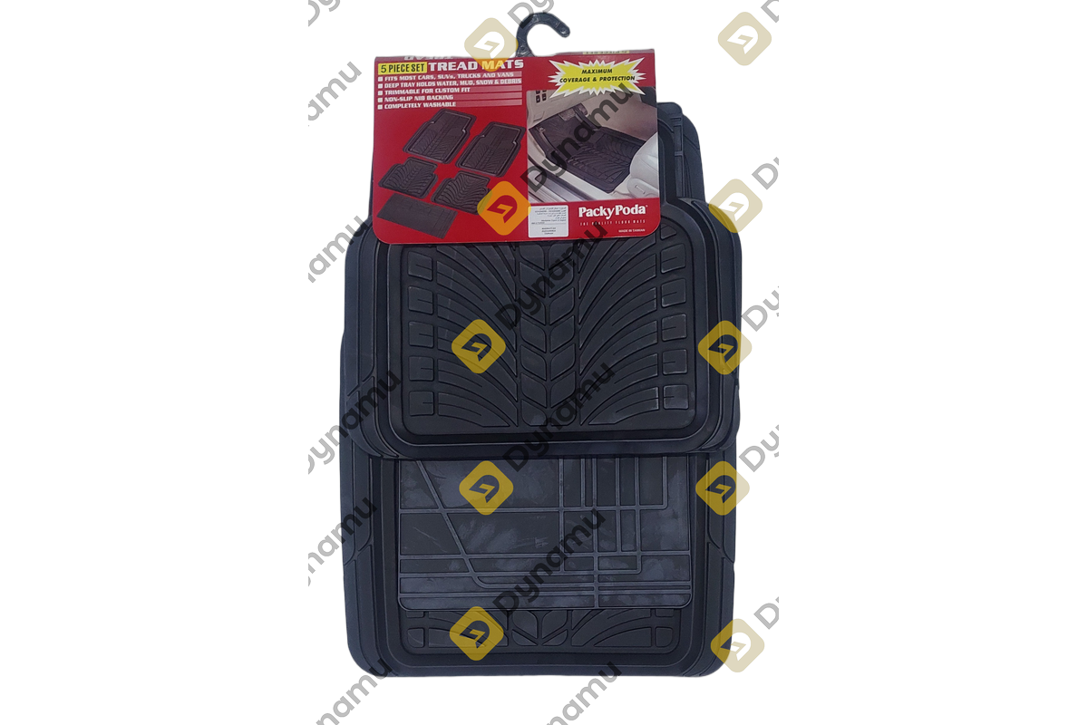 Universal Car Floor Mats - 5 Pack